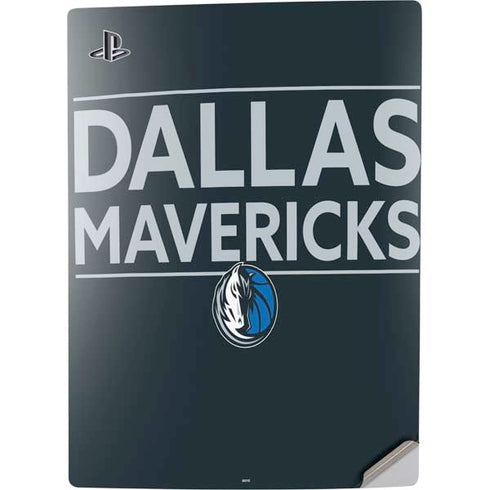 NBA Dallas Mavericks Standard - Blue PS5 Digital Edition Console Skin