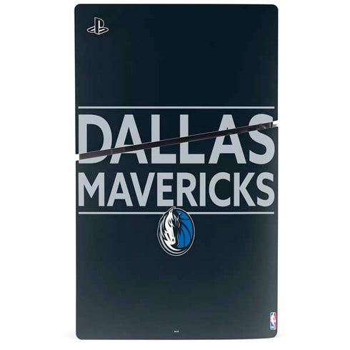 NBA Dallas Mavericks Standard - Blue PS5 Slim Disk Console Skin