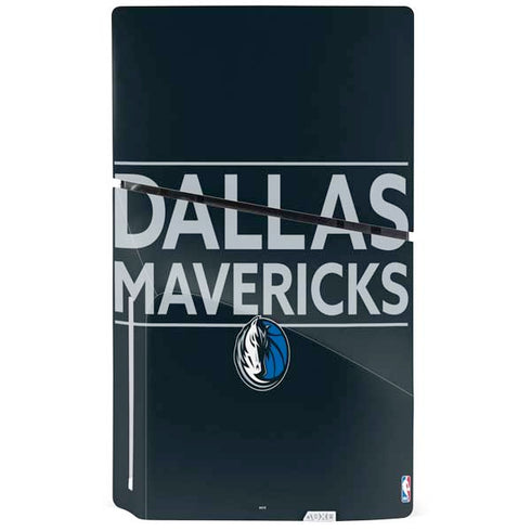 NBA Dallas Mavericks Standard - Blue PS5 Slim Disk Console Skin