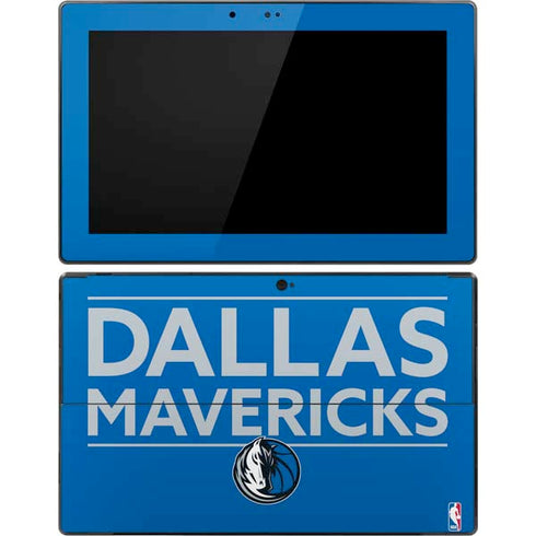 NBA Dallas Mavericks Standard - Light Blue Surface Pro Tablet Skin