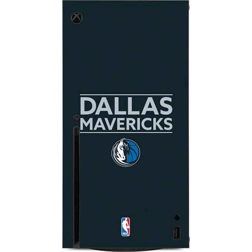 NBA Dallas Mavericks Standard - Blue Xbox Series X Console Skin