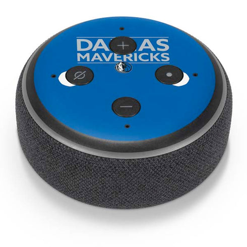 NBA Dallas Mavericks Standard - Light Blue Amazon Echo Dot Skin