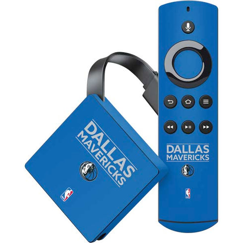 NBA Dallas Mavericks Standard - Light Blue Amazon Fire TV Skin