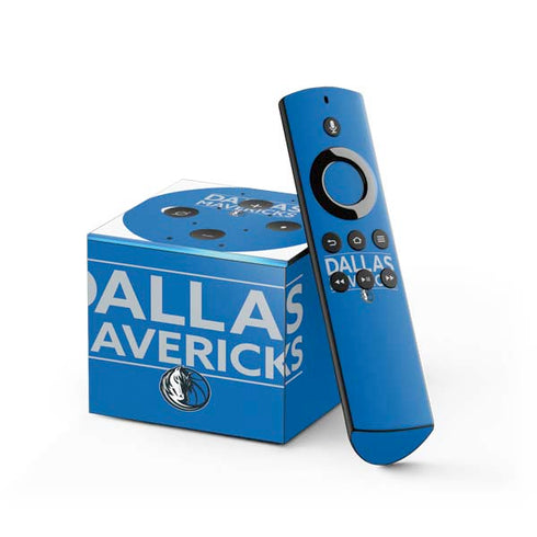 NBA Dallas Mavericks Standard - Light Blue Fire TV Cube Skin
