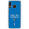 NBA Dallas Mavericks Standard - Light Blue Galaxy A20 Clear Case