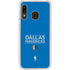 NBA Dallas Mavericks Standard - Light Blue Galaxy A20 Clear Case