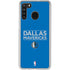 NBA Dallas Mavericks Standard - Light Blue Galaxy A21 Clear Case
