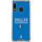 NBA Dallas Mavericks Standard - Light Blue Galaxy A30 Clear Case