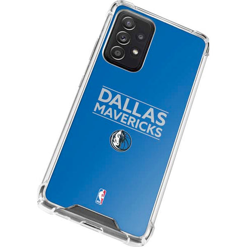NBA Dallas Mavericks Standard - Light Blue Galaxy A52 5G Clear Case