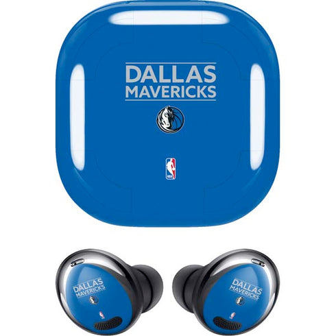 NBA Dallas Mavericks Standard - Light Blue Galaxy Buds Pro Skin
