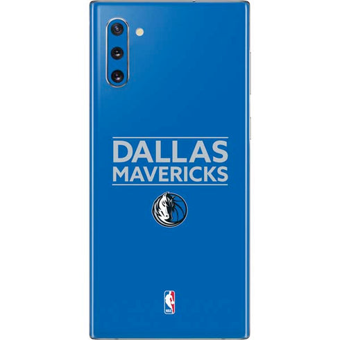 NBA Dallas Mavericks Standard - Light Blue Galaxy Note 10 Skin