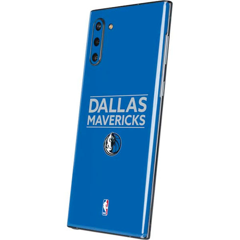 NBA Dallas Mavericks Standard - Light Blue Galaxy Note 10 Skin