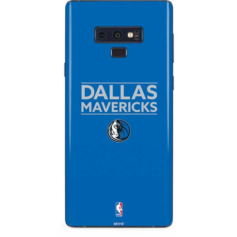 NBA Dallas Mavericks Standard - Light Blue Galaxy Note 9 Skin