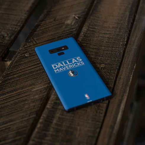 NBA Dallas Mavericks Standard - Light Blue Galaxy Note 9 Skin