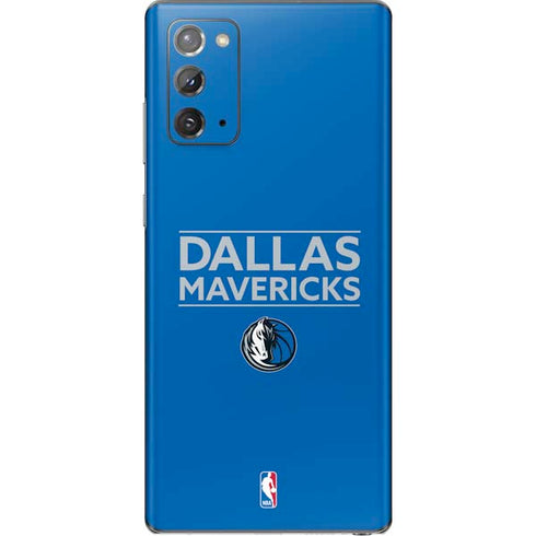 NBA Dallas Mavericks Standard - Light Blue Galaxy Note20 5G Skin
