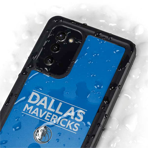 NBA Dallas Mavericks Standard - Light Blue Galaxy Note20 5G Waterproof Case