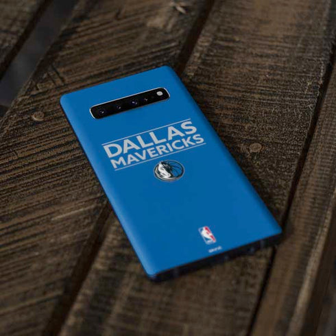NBA Dallas Mavericks Standard - Light Blue Galaxy S10 Plus Skin