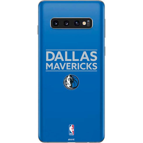 NBA Dallas Mavericks Standard - Light Blue Galaxy S10 Skin