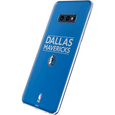NBA Dallas Mavericks Standard - Light Blue Galaxy S10e Skin
