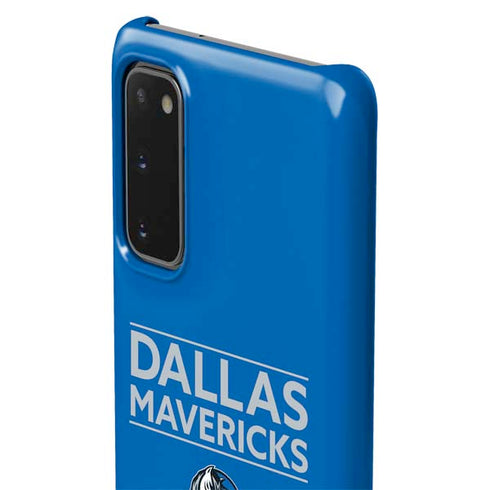 NBA Dallas Mavericks Standard - Light Blue Galaxy S20 Lite Case