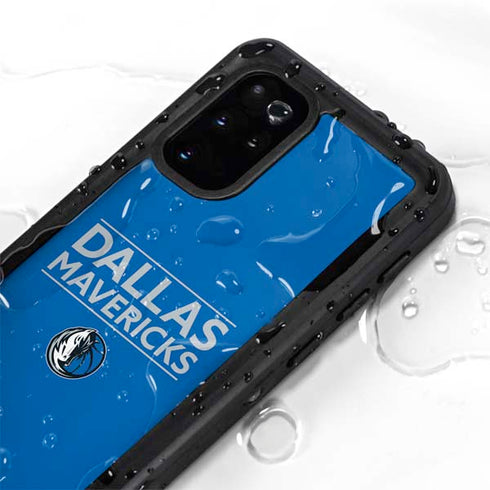 NBA Dallas Mavericks Standard - Light Blue Galaxy S20 Plus Waterproof Case