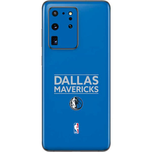 NBA Dallas Mavericks Standard - Light Blue Galaxy S20 Ultra 5G Skin