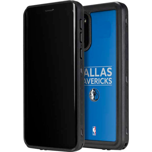 NBA Dallas Mavericks Standard - Light Blue Galaxy S20 Waterproof Case