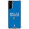 NBA Dallas Mavericks Standard - Light Blue Galaxy S21 Plus 5G Clear Case