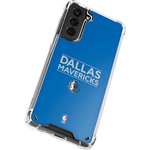 NBA Dallas Mavericks Standard - Light Blue Galaxy S21 Plus 5G Clear Case