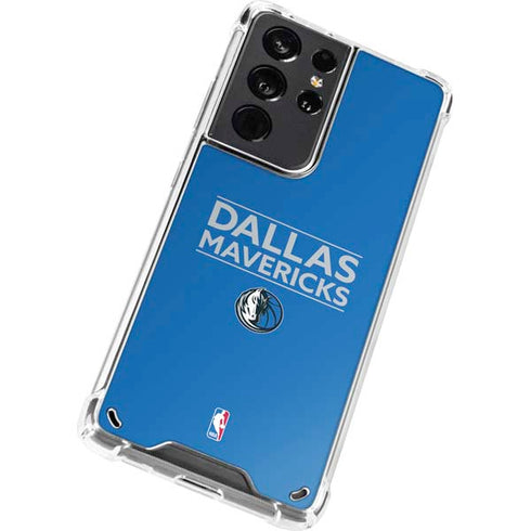 NBA Dallas Mavericks Standard - Light Blue Galaxy S21 Ultra 5G Clear Case