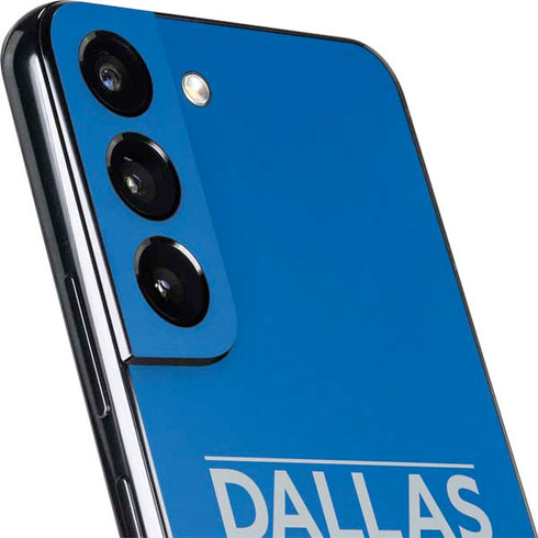 NBA Dallas Mavericks Standard - Light Blue Galaxy S22 Skin