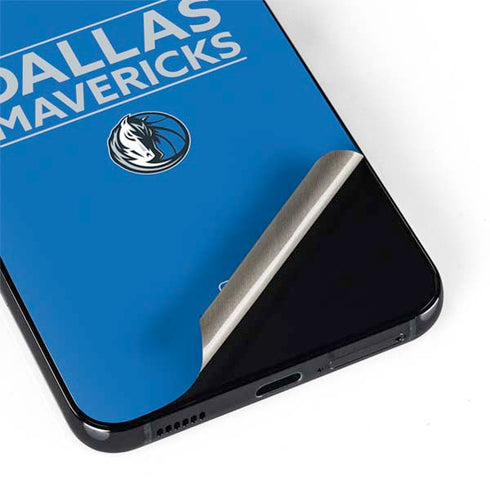 NBA Dallas Mavericks Standard - Light Blue Galaxy S22 Skin