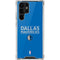 NBA Dallas Mavericks Standard - Light Blue Galaxy S22 Ultra Clear Case