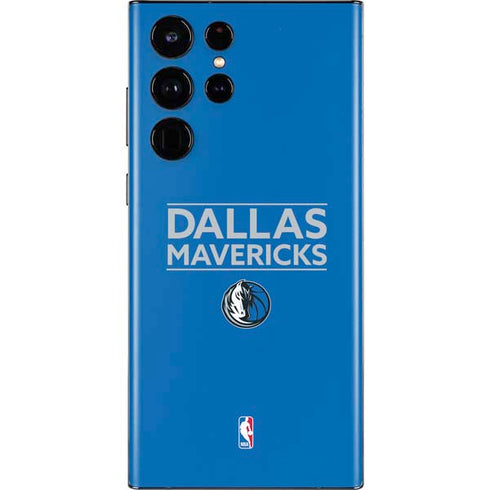 NBA Dallas Mavericks Standard - Light Blue Galaxy S22 Ultra Skin