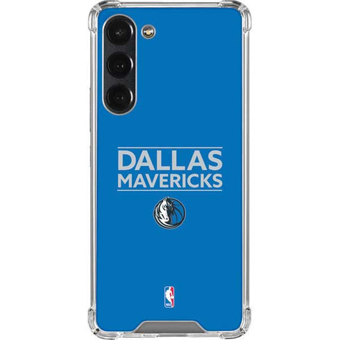 NBA Dallas Mavericks Standard - Light Blue Galaxy S23 Plus Clear Case