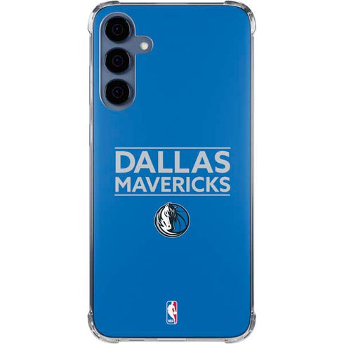 NBA Dallas Mavericks Standard - Light Blue Galaxy S24 Clear Case