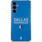 NBA Dallas Mavericks Standard - Light Blue Galaxy S24 Clear Case