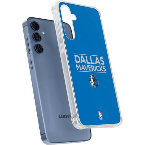 NBA Dallas Mavericks Standard - Light Blue Galaxy S24 Clear Case
