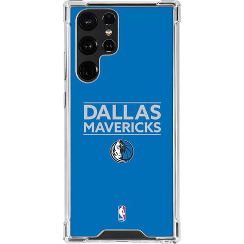 NBA Dallas Mavericks Standard - Light Blue Galaxy S24 Ultra Clear Case