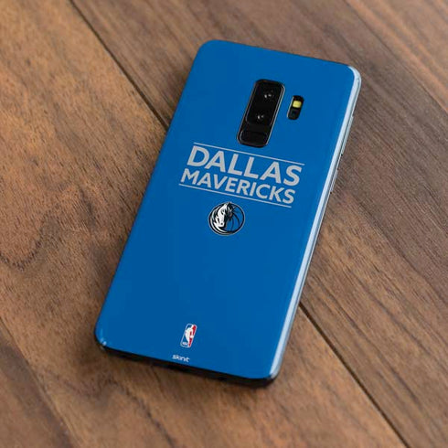 NBA Dallas Mavericks Standard - Light Blue Galaxy S9 Plus Skin