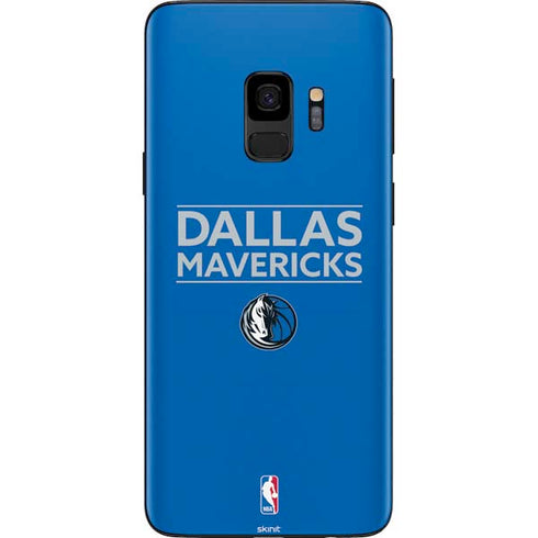 NBA Dallas Mavericks Standard - Light Blue Galaxy S9 Skin