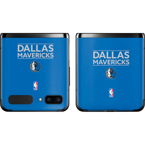NBA Dallas Mavericks Standard - Light Blue Galaxy Z Flip Skin