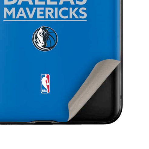 NBA Dallas Mavericks Standard - Light Blue Galaxy Z Flip Skin