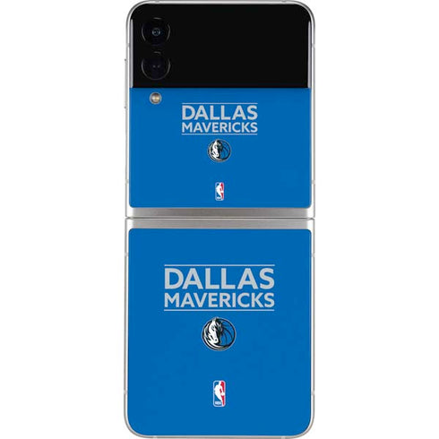 NBA Dallas Mavericks Standard - Light Blue Galaxy Z Flip3 5G Skin