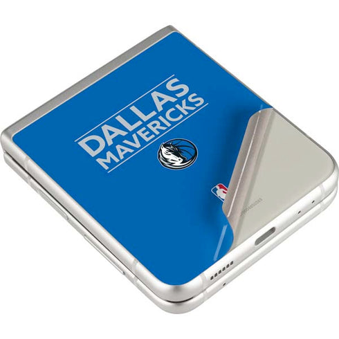 NBA Dallas Mavericks Standard - Light Blue Galaxy Z Flip3 5G Skin