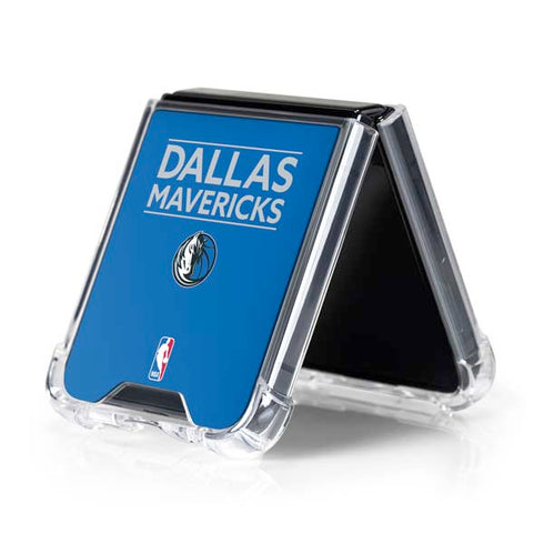 NBA Dallas Mavericks Standard - Light Blue Galaxy Z Flip5 5G Clear Case
