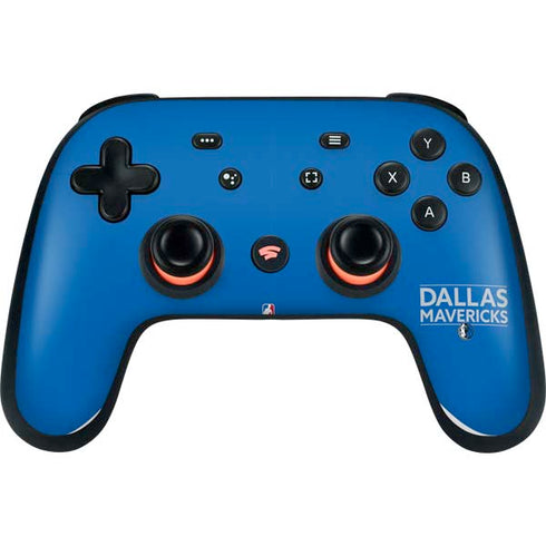 NBA Dallas Mavericks Standard - Light Blue Google Stadia Controller Skin