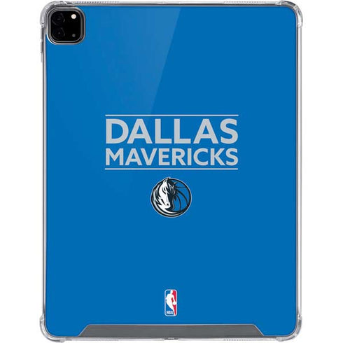 NBA Dallas Mavericks Standard - Light Blue iPad Pro 12.9in (2020) Clear Case