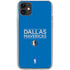 NBA Dallas Mavericks Standard - Light Blue iPhone 11 Clear Case