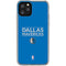 NBA Dallas Mavericks Standard - Light Blue iPhone 11 Pro Clear Case